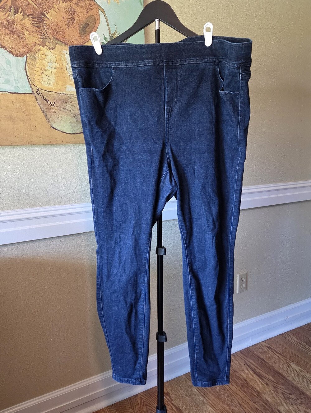 Torrid Dark Blue Women's Pull On Lean Jean Jeggings